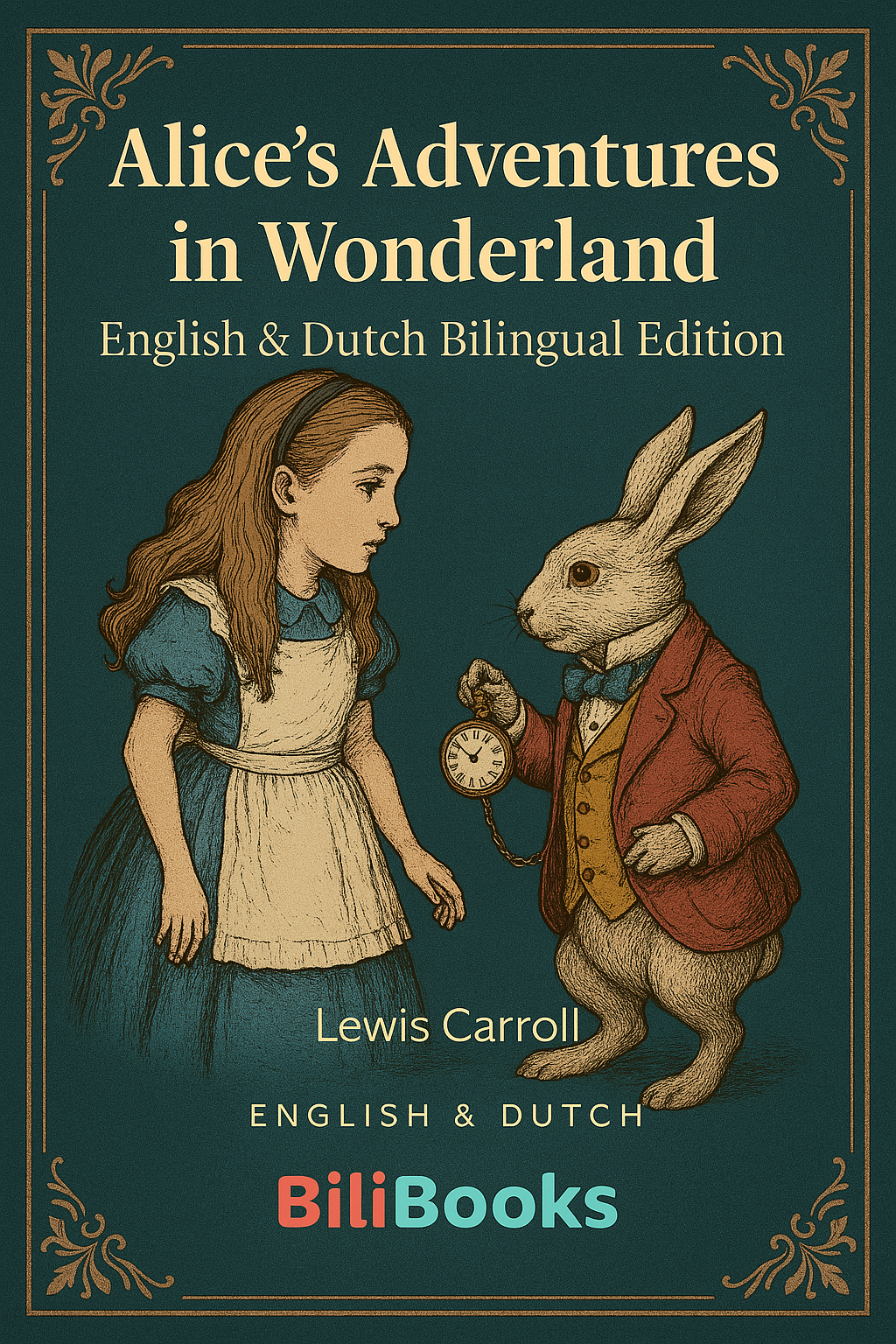 Alice in Wonderland - English & Dutch Dual-Language Edition book cover